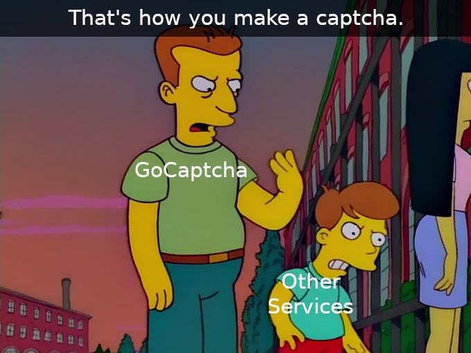 GoCaptcha: that's how you make a captcha.